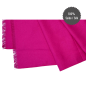 Preview: Scarf Shawl 100% Silk Flannel Magenta Pink Unicolour